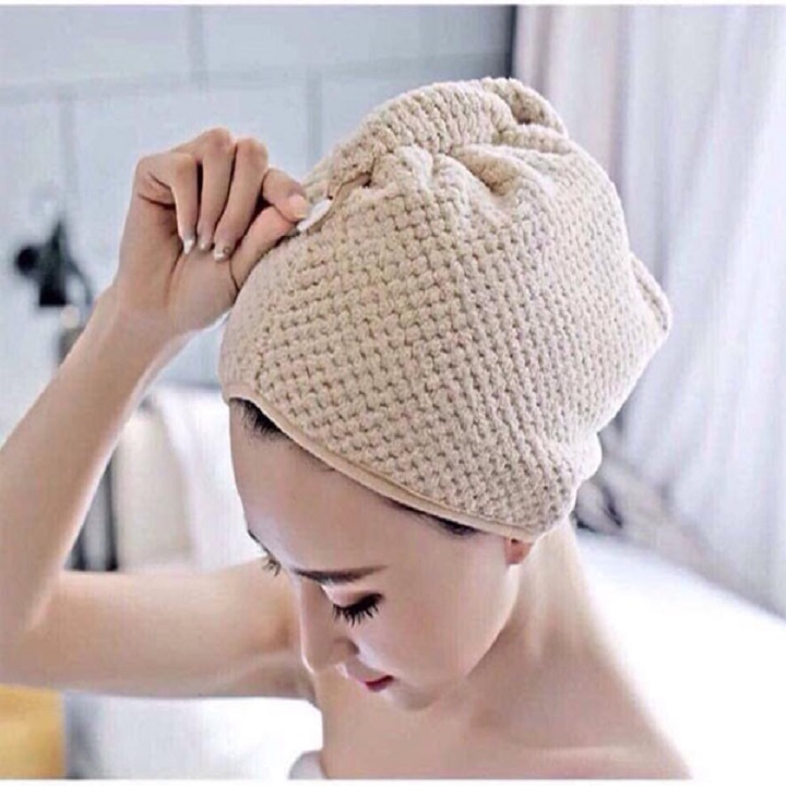 Khăn Ủ Tóc Sau Khi Gội Giao Màu Ngẫu Nhiên