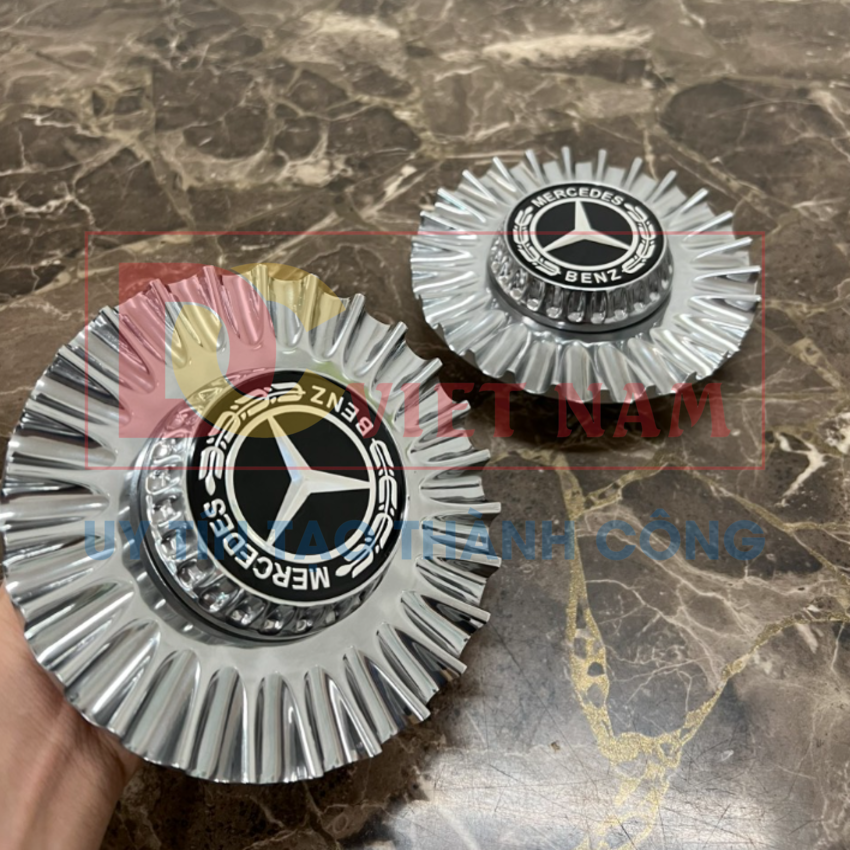 Logo chụp mâm, ốp lazang bánh xe ô tô Maybach ZGS-MC đường kính đĩa 150mm chất liệu nhựa ABS hợp kim nhôm