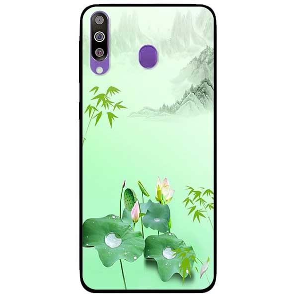 Ốp lưng dành cho Samsung Galaxy M30 mẫu Tranh Sen Đẹp