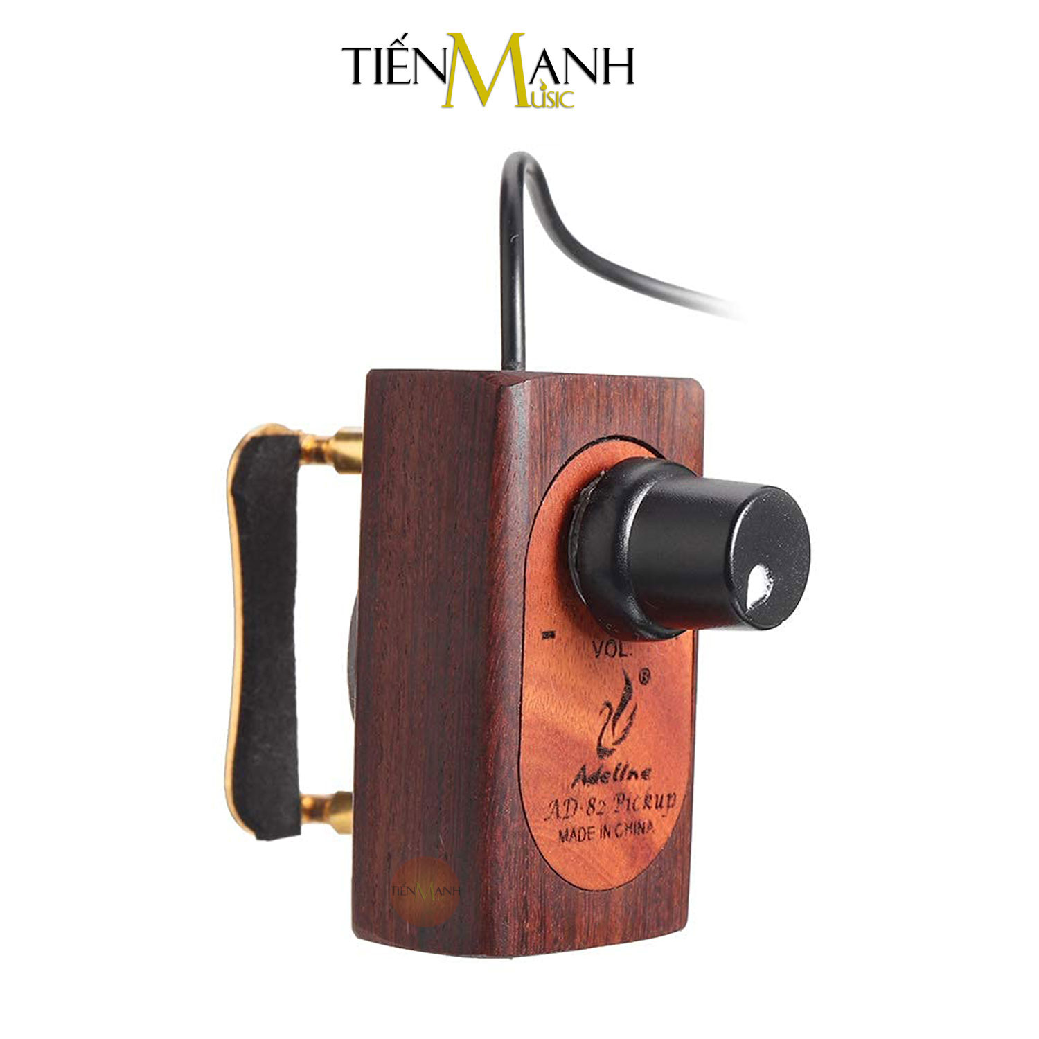 Pickup Nhạc Cụ 2 Đầu Thu Adeline AD82 - Bộ Thu Âm Thanh Cho Đàn Violin  AD-82 Hàng Chính Hãng - Kèm Móng Gẩy DreamMaker