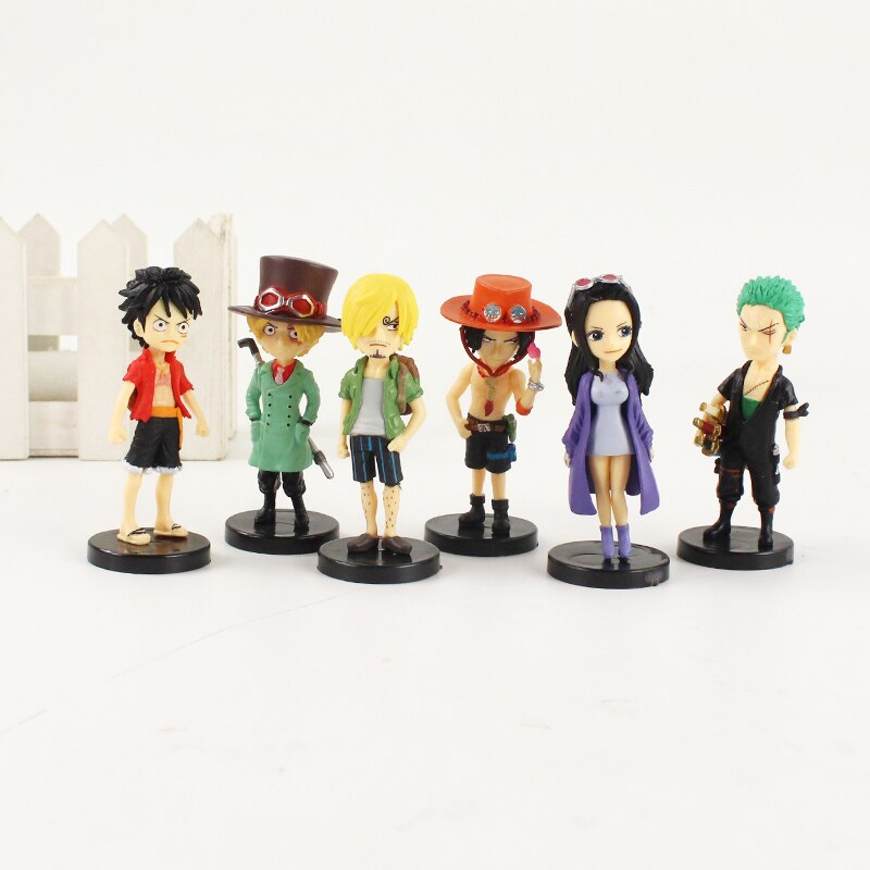 Bộ 06 Mô Hình Nhật Vật One Piece Trong Đảo Hải Tặc - Cao 8cm