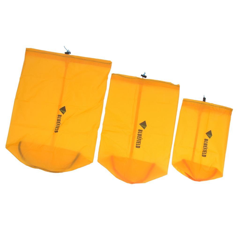 2x Waterproof Drawstring Storage Stuff Sack Dry Bag Outdoor Travel