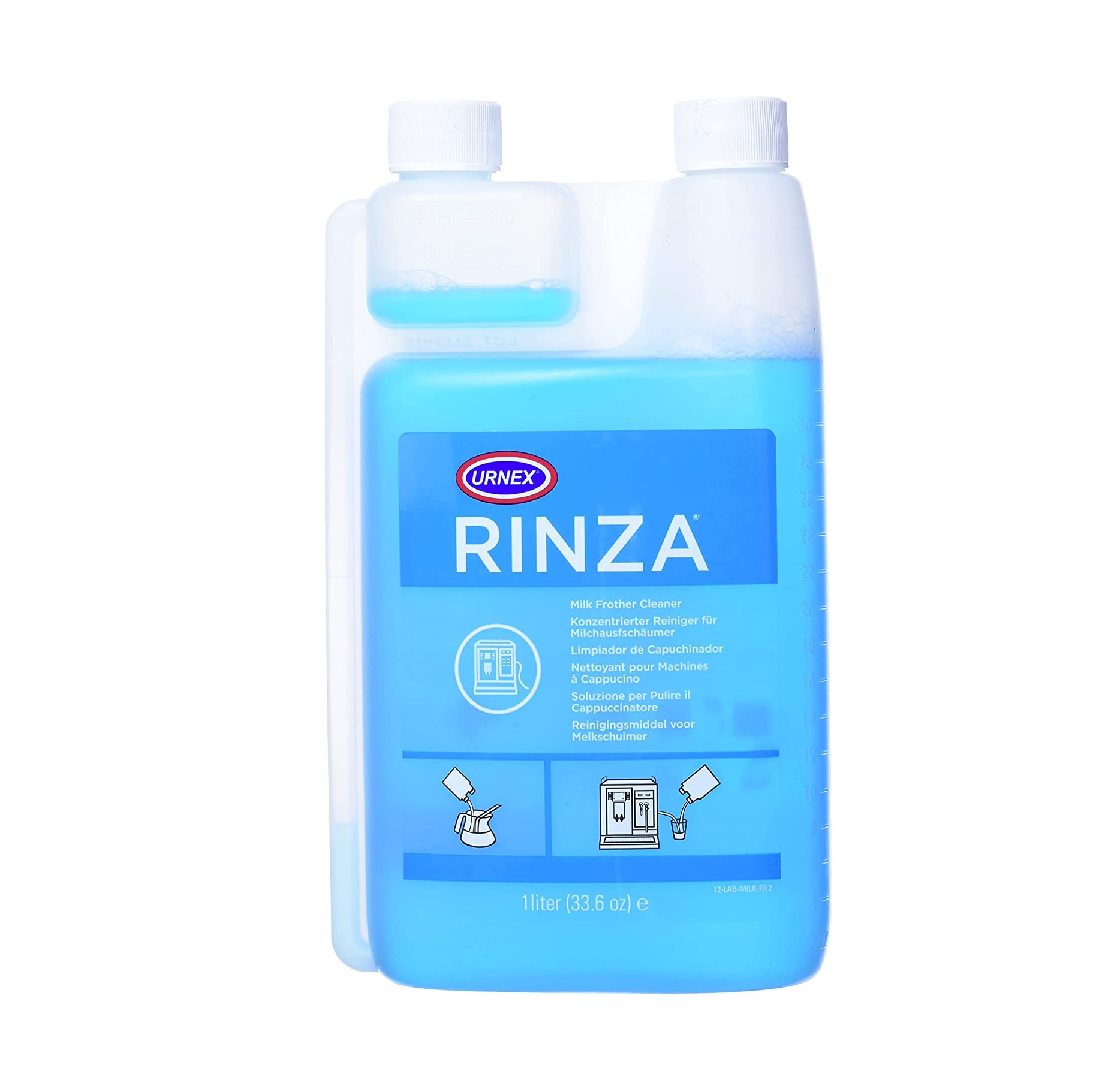 Dung Dịch Vệ Sinh Vòi Đánh Sữa Urnex Rinza Alkaline Liquid 1000ml Xuất Xứ Mỹ