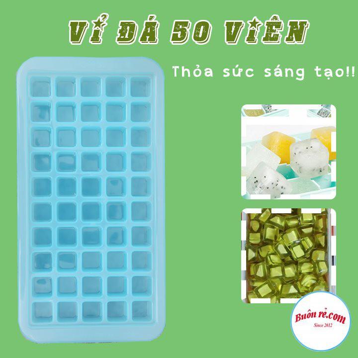 Khay làm đá, khuôn thạch rau câu 50 viên nhỏ (MS 6975/6976) nhựa Việt Nhật, vỉ đá làm khuôn kẹo dẻo -Buôn rẻ 01245