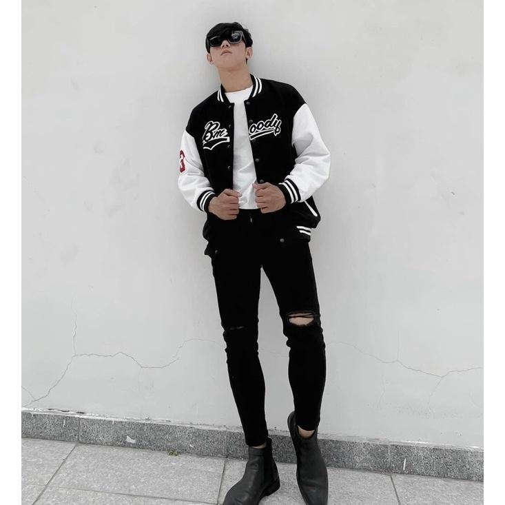 Áo Bomber Dù 2 Lớp Bmoody 23 Form chuẩn Unisex Nam Nữ Couple Áo Khoác Dù Jackets