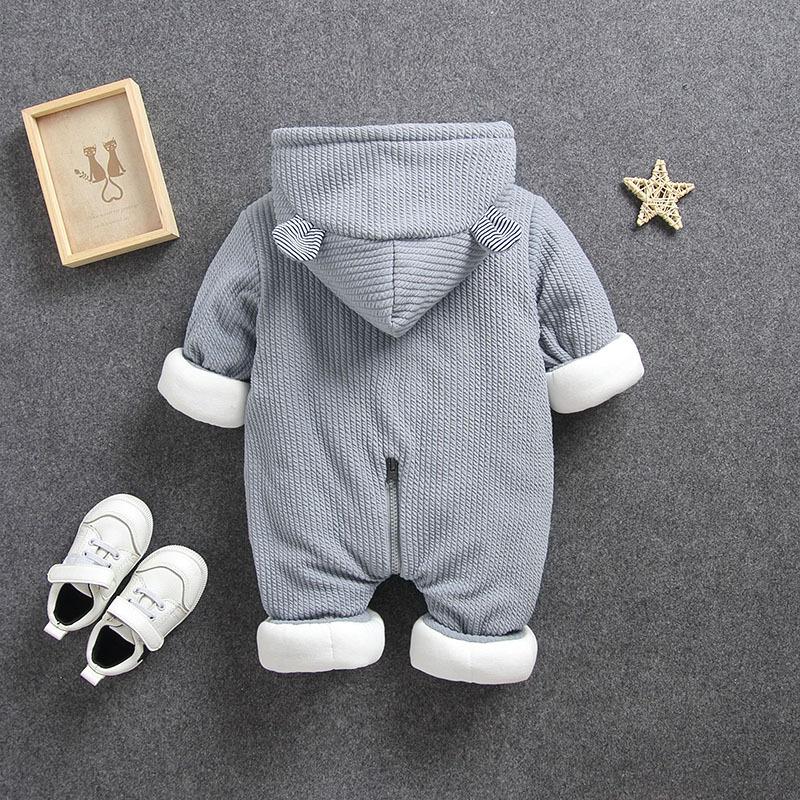 LZH Cách Mặc Quần Áo Cho Trẻ Sơ Sinh 2021 Thu Đông Rompers Cho Bé Gái Bé Trai Jumpsuit Mùa Đông Ấm Áp Áo Liền Quần Trẻ Em Quần Áo Bé Sơ Sinh