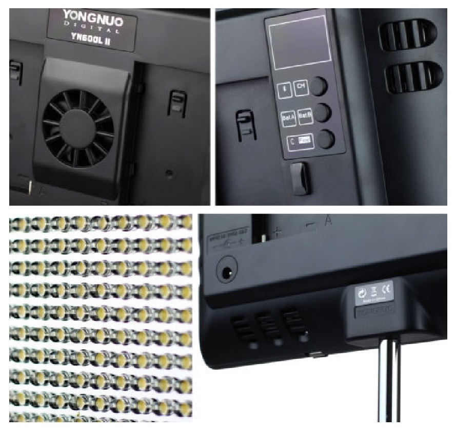 Đèn LED Yongnuo YN-600L II - Hàng nhập khẩu