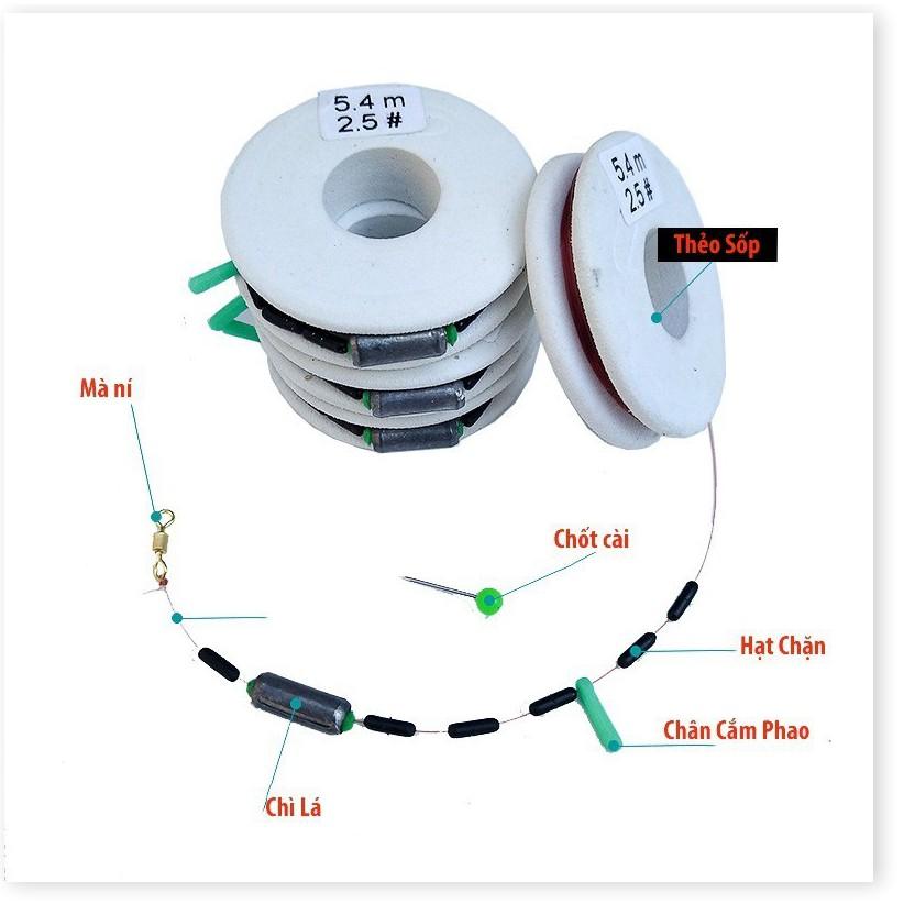 Dây trục câu đài buộc sẵn đầy đủ các kích thước, cước câu,...- Đồ Câu DHS