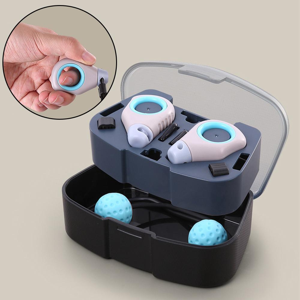 Trọng Số Đầu Ngón Tay Dây Nhảy Lưu Trữ Với Hộp Chống Trơn Trượt Tay Cầm Crossfit Tập Gym Tập Thể Hình Tại Nhà Không Dây Nhảy Dây