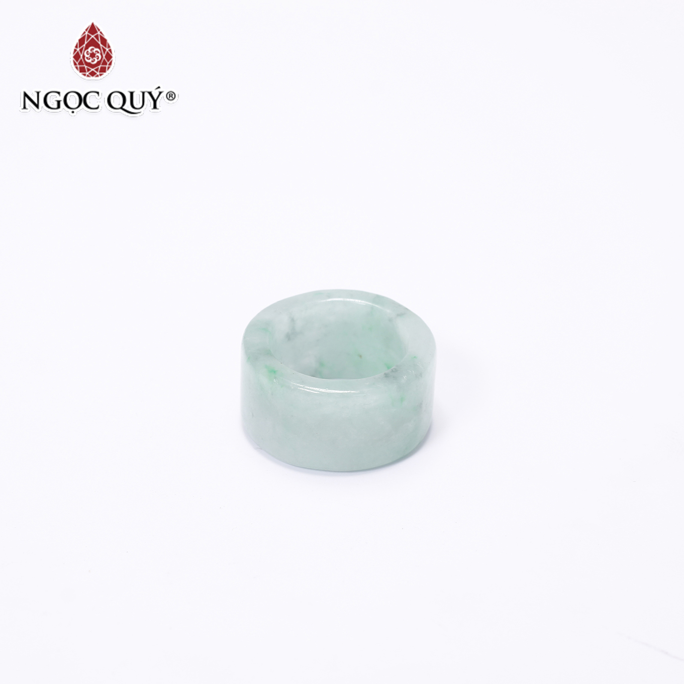 Nhẫn càng long cẩm thạch phỉ thúy mệnh hỏa, mộc - Ngọc Quý Gemstones