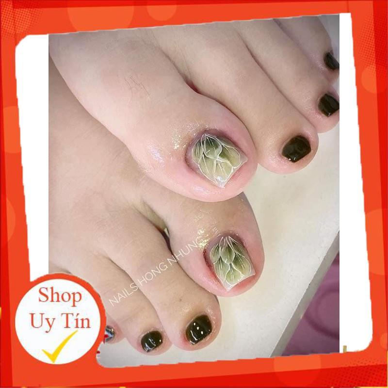 Hoa bột nail gắn móng tay| Hoa ẩn chân ( set 2 bông/10 bông