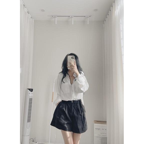 Quần short buộc cạnh