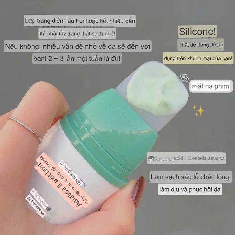 Mặt nạ sủi bọt rau má thải độc cấp ẩm dưỡng trắng da GINBI BeautyCN