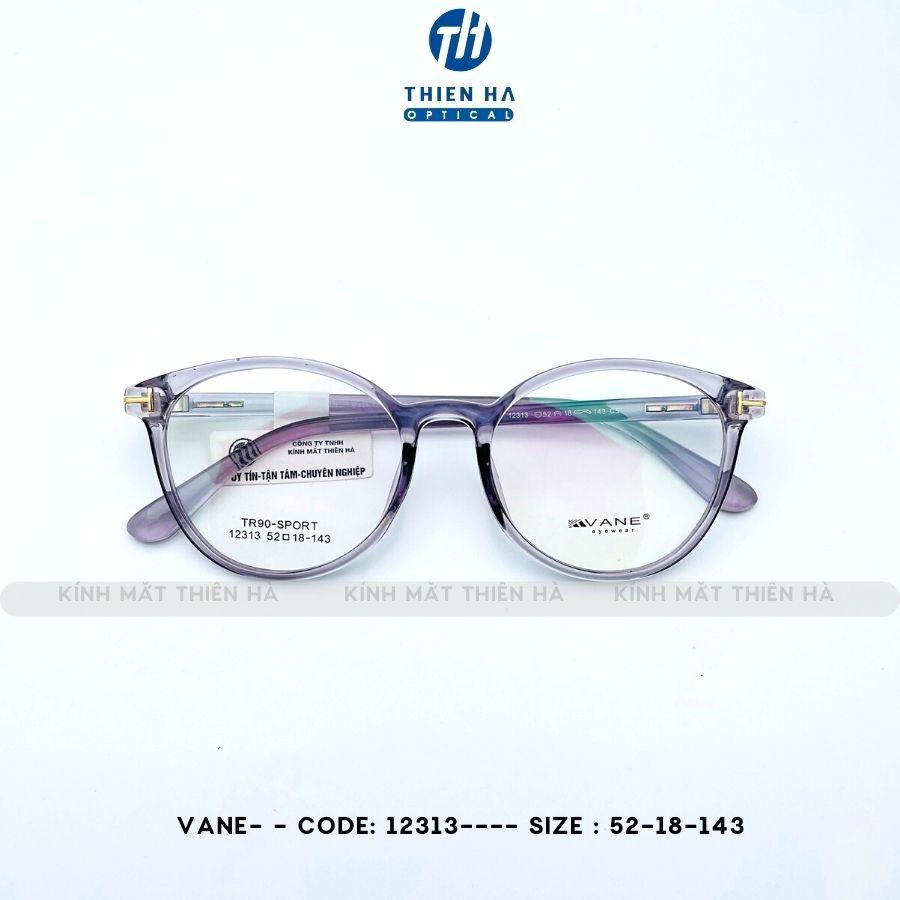 Gọng kính mắt THIÊN HÀ OPTICAL dáng oval mèo chất liệu nhựa dáng tròn nhiều màu VANE 12313