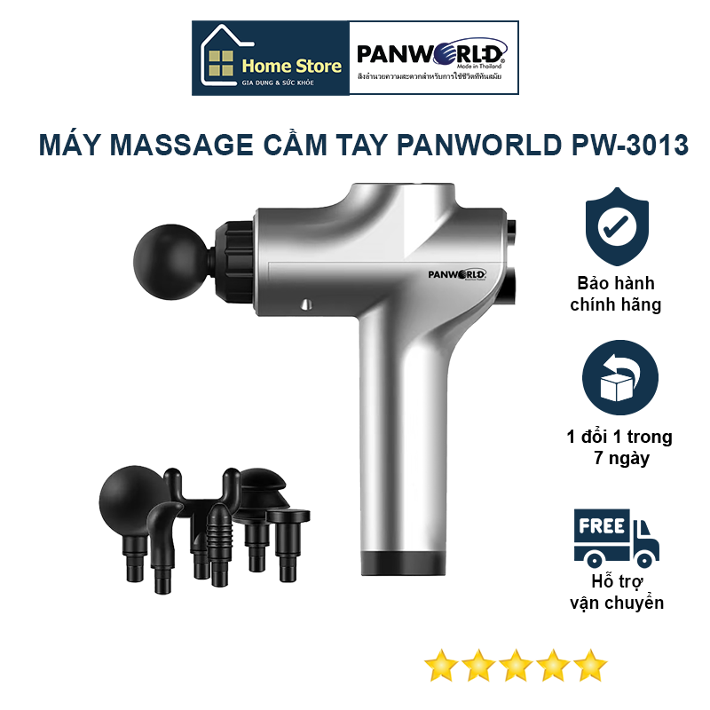 Máy massage cầm tay Panworld PW-3013 99 cấp độ - Hàng chính hãng