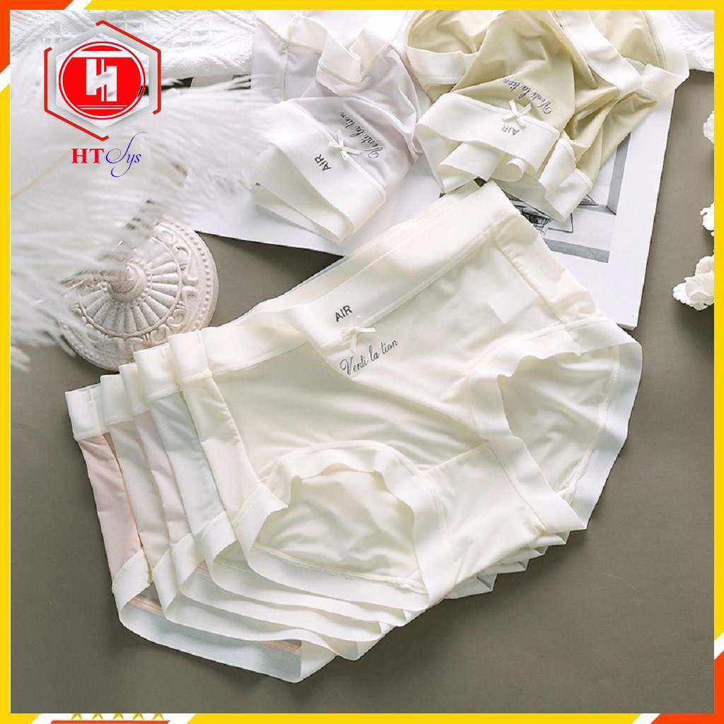 Quần Lót Nữ Tàng Hình AIR Combo 5 Chiếc Quần Lót Nữ Lụa Băng Siêu Mỏng Nhẹ Thoáng Khí , Quần Chip Nữ Cao Cấp - Quần Lót Nữ HT SYS