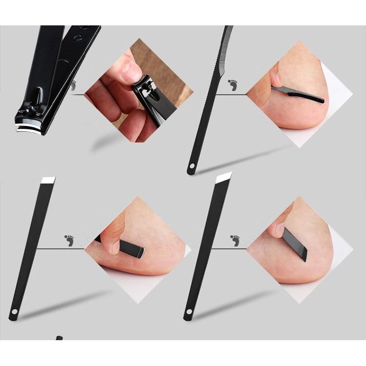 Bộ bấm móng tay 20 món thép không gỉ-bộ cắt móng tay cao cấp