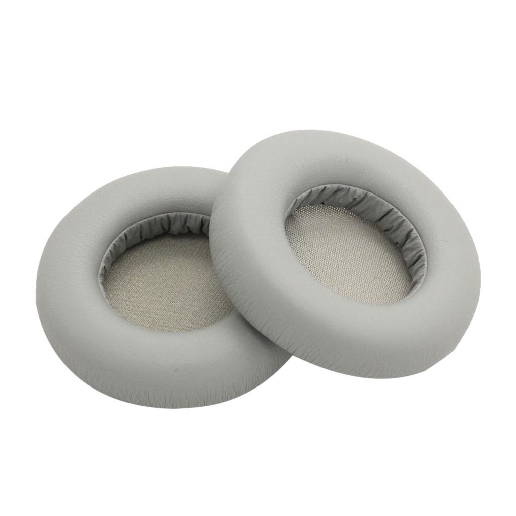 2 Pair Headphone Earpads Cushion Cover for Monster DNA Black & Gray