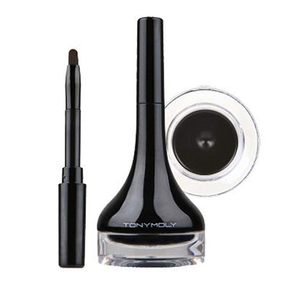 Gel Kẻ Mắt Tonymoly Backstage Gel Eyeliner 4g + Tặng kèm 1 mặt nạ sủi bọt Su:m 37 Đen