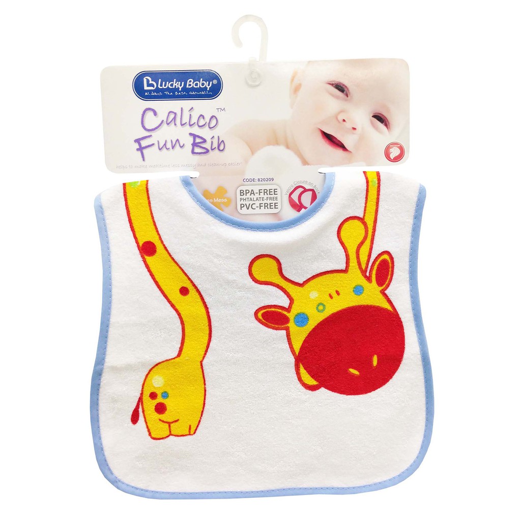 Yếm ăn 2 lớp Calico Fun Bib Lucky Baby