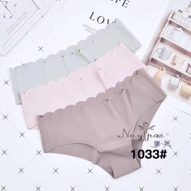 Hàng lọai 1 _ Quần lót đúc Su Viền Sóng không đường may Siêu Hot MS1033 siêu đẹp