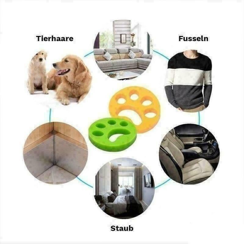 1 Quả Bóng Loại Bỏ Tóc Cho Máy Giặt Tái Sử Dụng Được