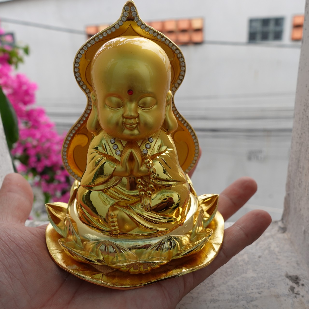 Tượng Phật trang trí xe hơi bàn làm việc - T051