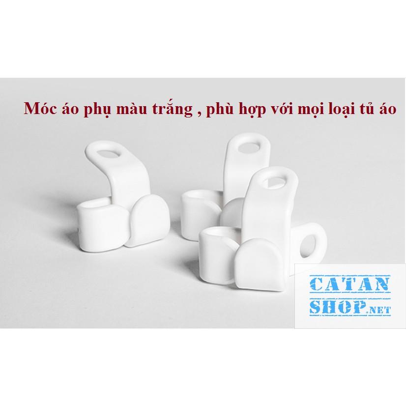 Combo 10 móc phụ tiết kiệm diện tích sử dụng cho tủ quần áo, móc áo mini đa năng Sắp Xếp Ngăn Tủ GD139-MAPhu-Trang10