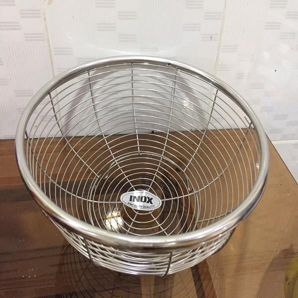 Rổ nan thưa inox để rau củ quả