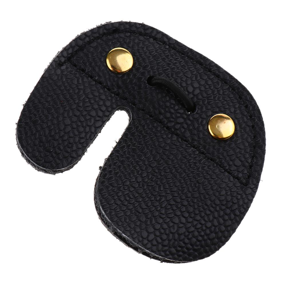 Double Archery Shooting Finger Tabs Finger Saver Protect Guard Gear