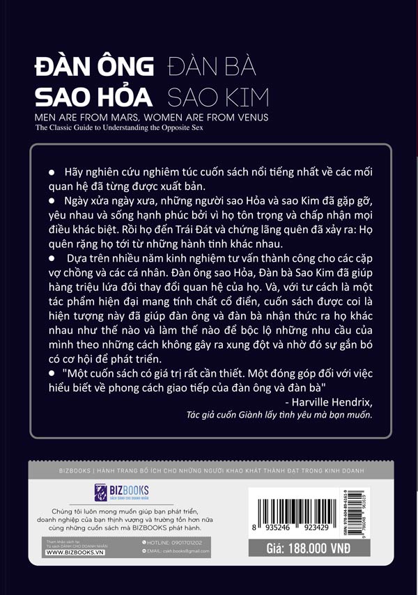 Sách-Đàn ông sao hỏa, đàn bà sao Kim