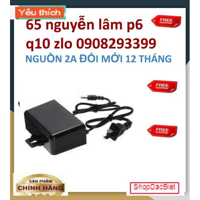 Nguồn 12v2a móc treo để mưa nắng bảo hành 12 tháng cả sét đánh cả cắt dây vẫn đổi mới 12th