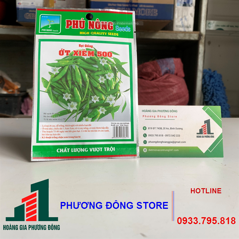 Combo 5-10 gói hạt giống Ớt xiêm dễ trồng, năng suất cao
