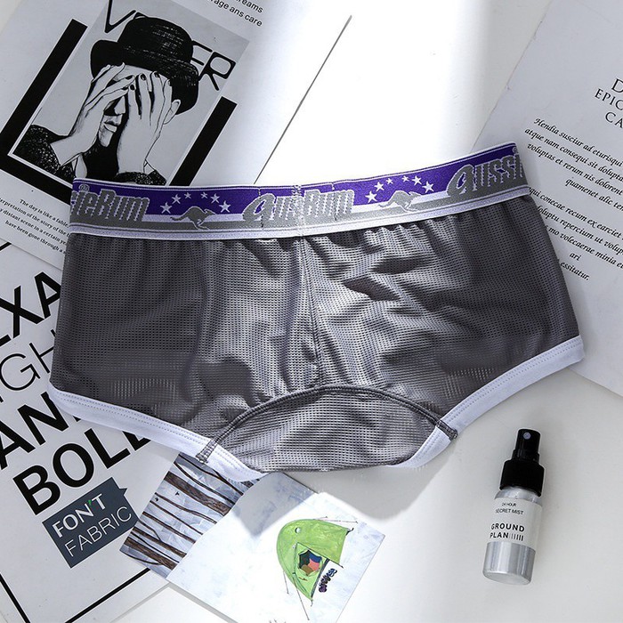 Quần Lót Boxer Nam AussieBum M122 - Thiết Kế Vải Dạng Lưới Thoáng Mát Thoáng Khí Co Giãn 4 Chiều