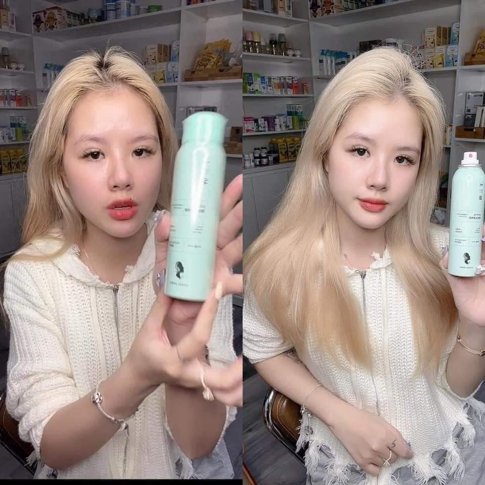 Phụ kiện nhà tắm  _ Dầu gội đầu khô dạng xịt cấp tốc chai 150ml  , không cần dùng nước  , không bết dính , không dầu , giúp tóc bồng bềnh ,mềm mượt hương thơm dịu nhẹ , phù hợp với người bận rộn , nhỏ gọn dễ mang theo mọi nơi