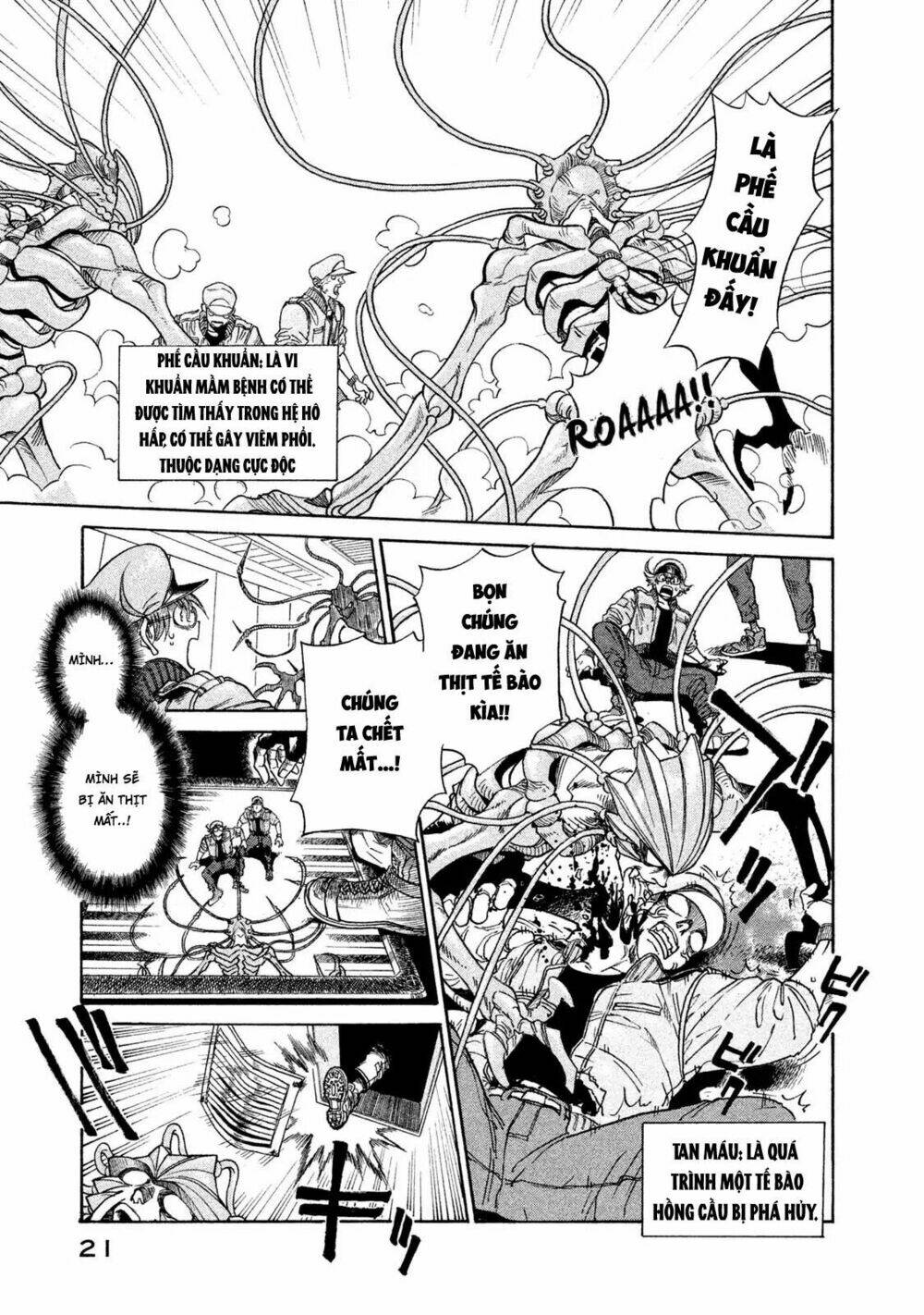 biệt đội tế bào black - hataraku saibou black chapter 1 21
