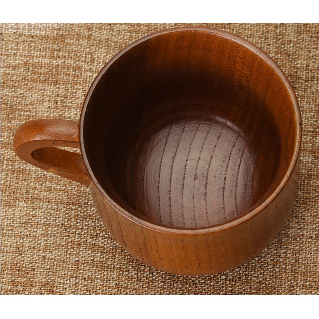 6xJujube Wooden Cup Handmade Coffee Tea Beer Juice Milk Mug Drink 7.5cmx6.8cm