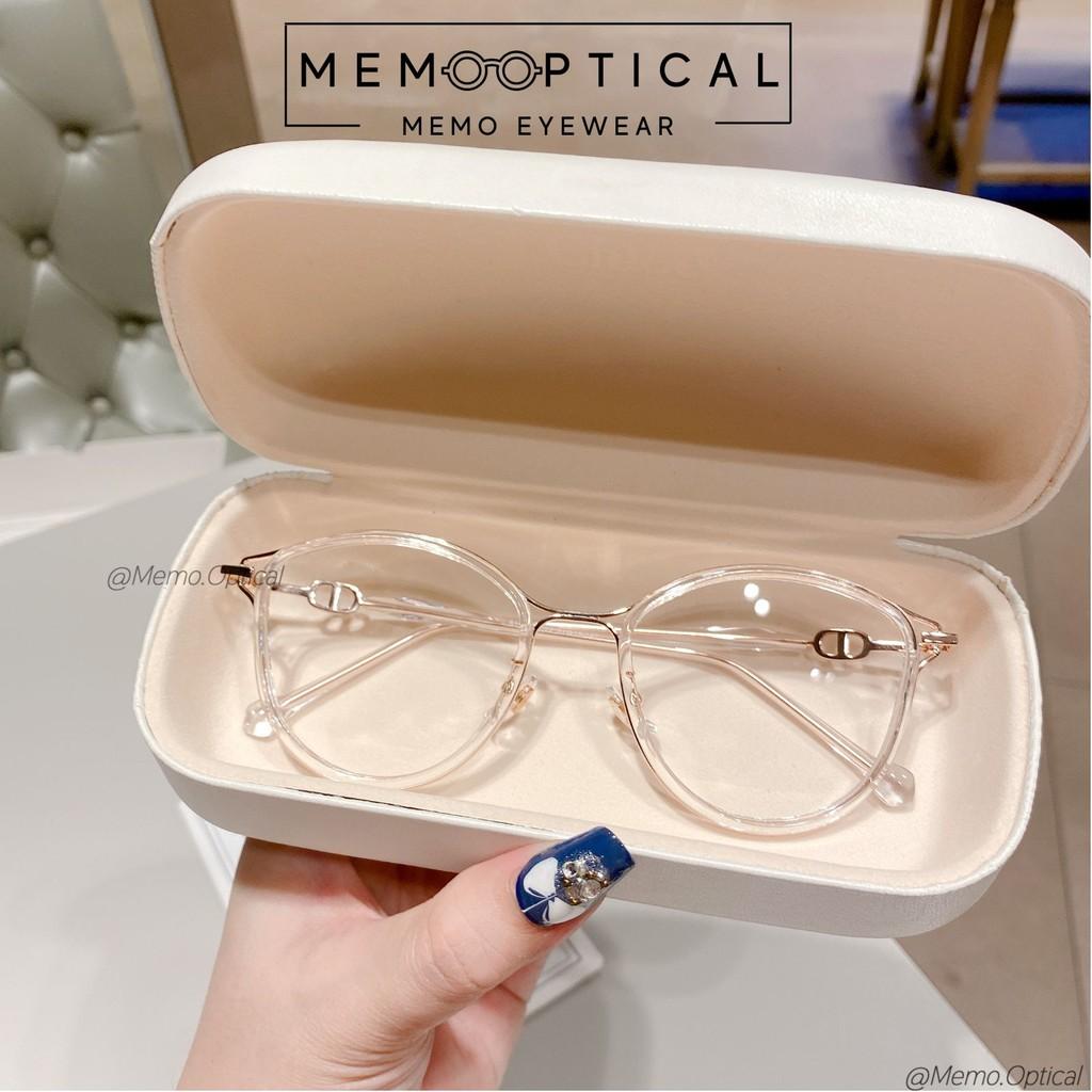 Gọng kính cận nữ phong cách thời trang S615,kính mắt mèo Memo Optical