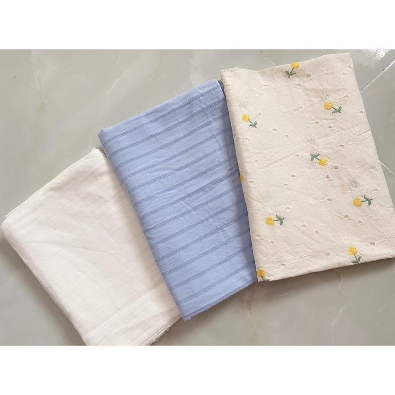 SET VẢI THÔ THÊU SALE