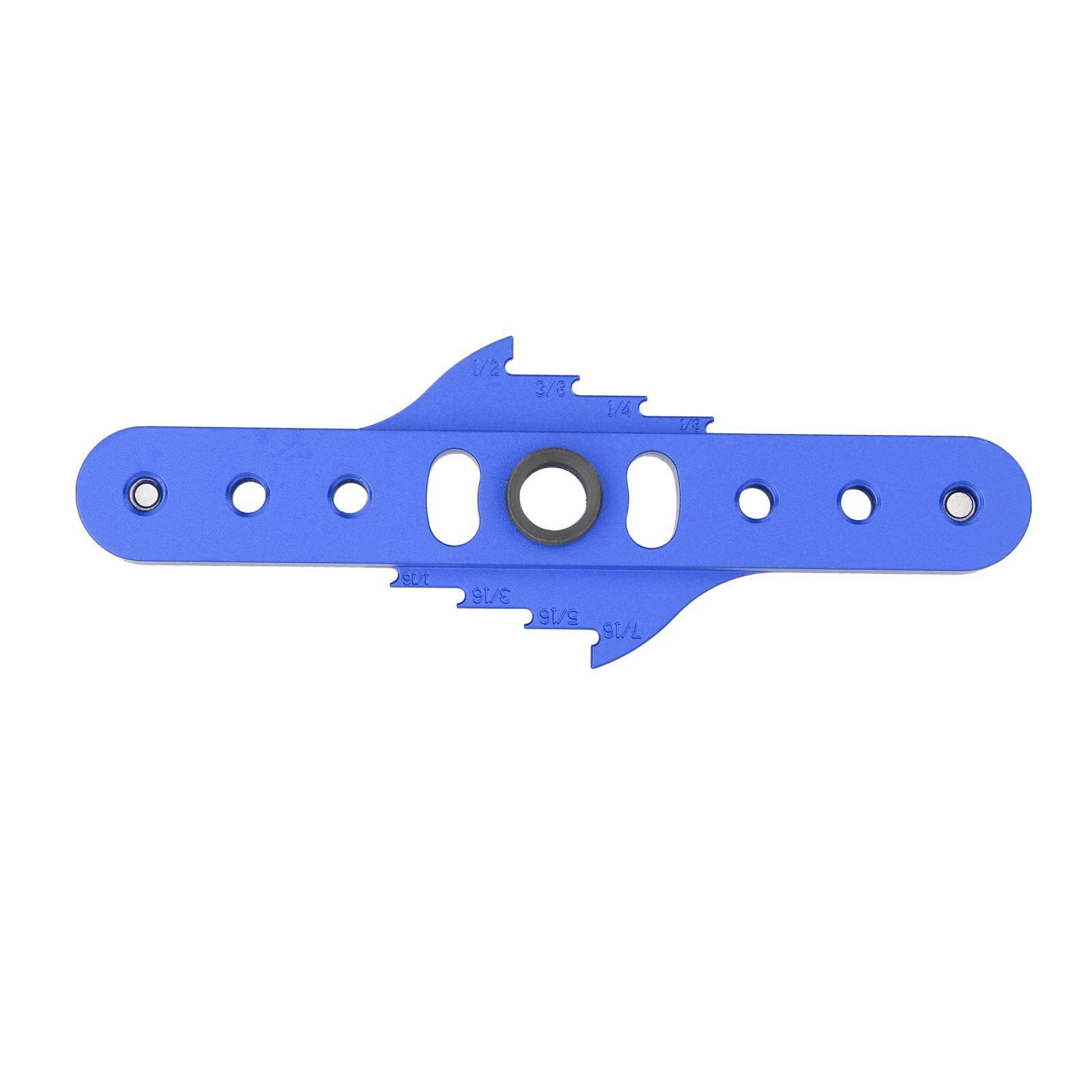 Aluminum Alloy Woodworking Hole Jig Kit Hole Locator Self Centering Drill Guide Hole Puncher for Woodworking Carpentry Tool