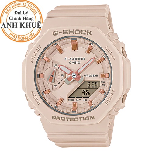 Đồng hồ unisex dây nhựa size nhỏ G-SHOCK Casio Anh Khuê GMA-S2100-4ADR