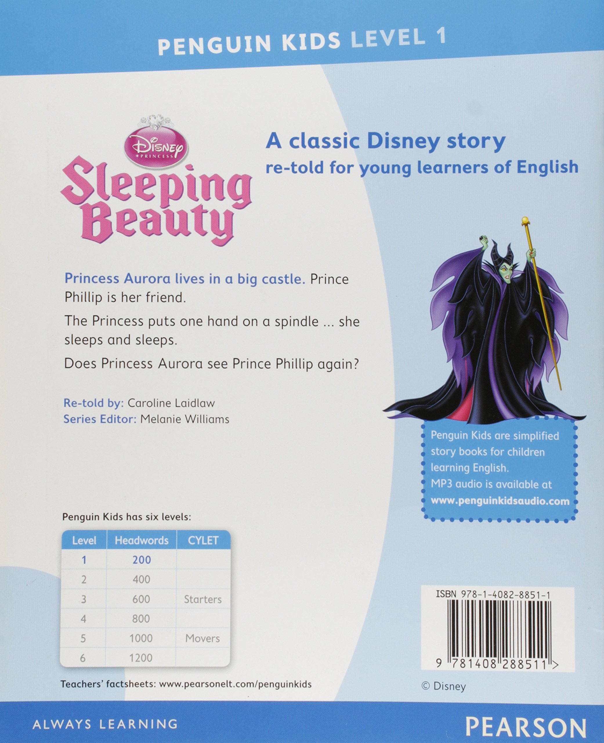 Level 1: Disney Princess Sleeping Beauty (Pearson English Kids Readers)