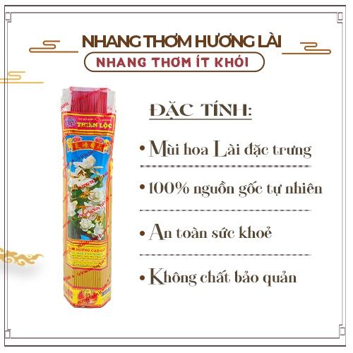 Nhang Thơm Hương Lài Nồng Nhẹ Thiên Lộc An Toàn Cho Sức Khỏe - 4 Tấc Bó Trung 600 Nén