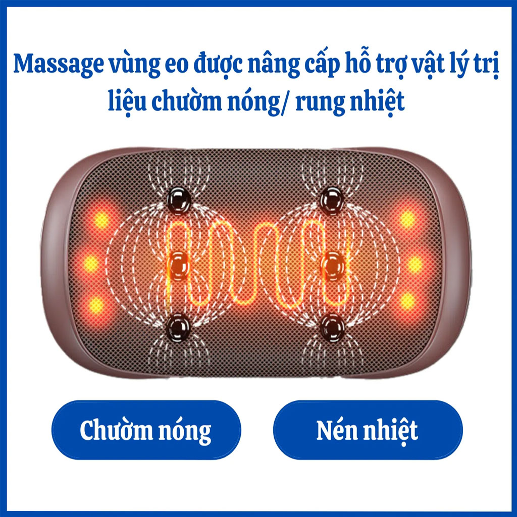 Đệm Mát Xa Toàn Thân, Nệm Mat Xa Tại Nhà Cao Cấp, Thảm Đệm Massage Thế Hệ Mới Có 20 Đầu MatXa Hỗ Trợ Các Vấn Đề Đau Nhức Toàn Thân