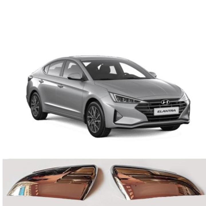 BỘ ỐP GƯƠNG CHIẾU HẬU MẠ CROM DÀNH CHO XE HYUNDAI ELANTRA 2019