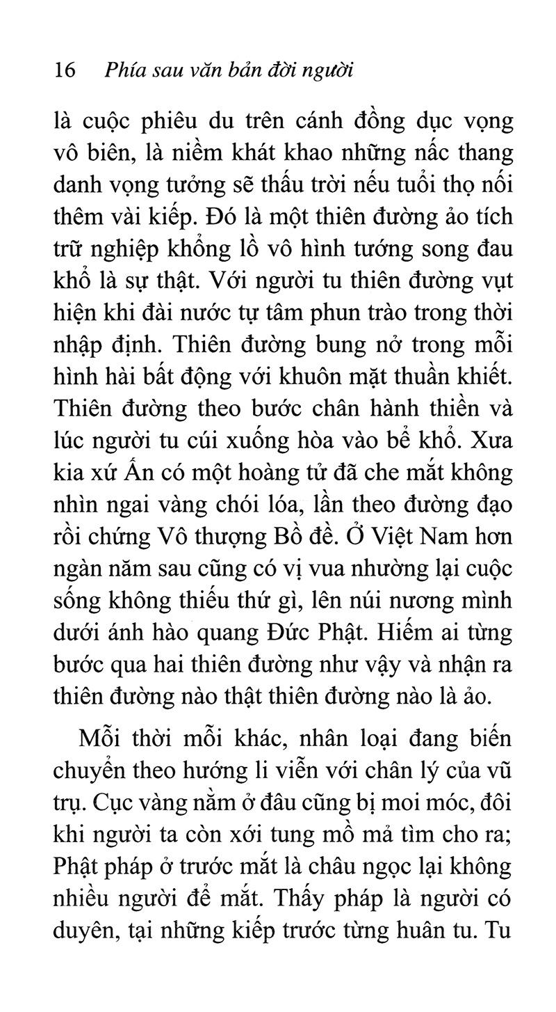 Phía Sau Văn Bản Đời Người
