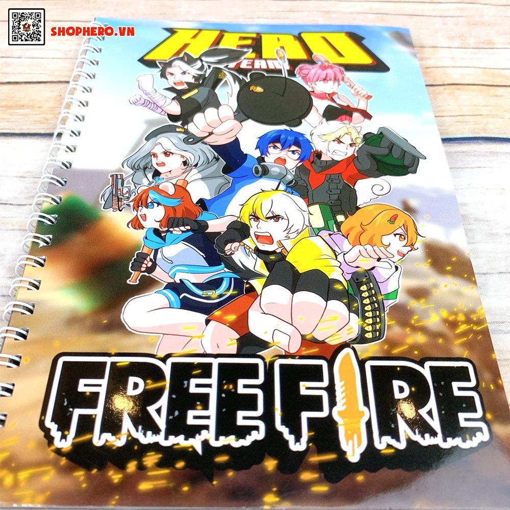 Sổ tay Free fire nhân vật Hero Team