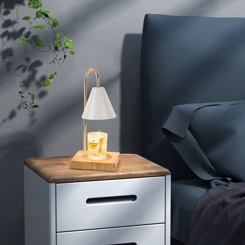 Đèn đốt nến thơm,Đèn phòng ngủ,Candle warmer lamp,Sáp thơm phòng,Nến xông tinh dầu,Thơm phòng,Đèn xông tinh dầu đốt nến,mini,Đèn đứng