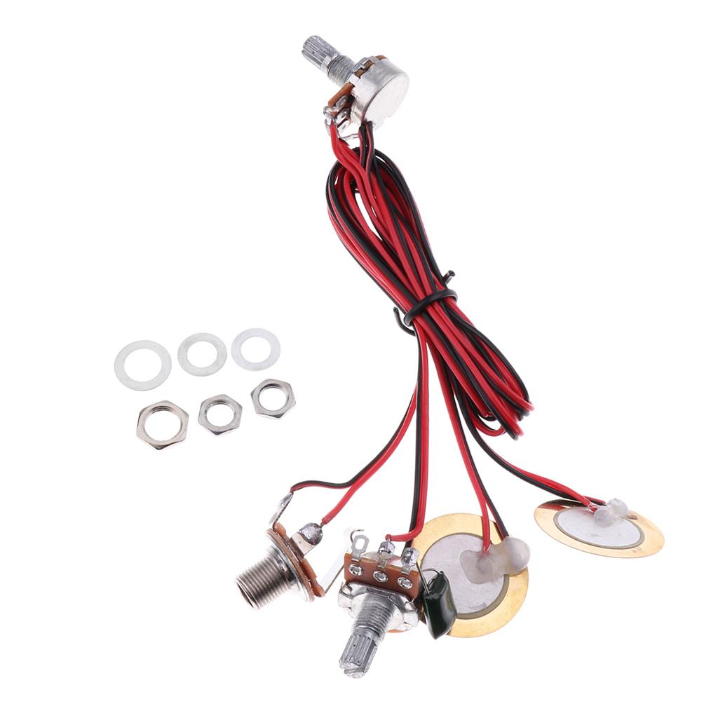 Piezo Acoustic Đầu Dò Cho Đàn Guitar Violin Ukulele