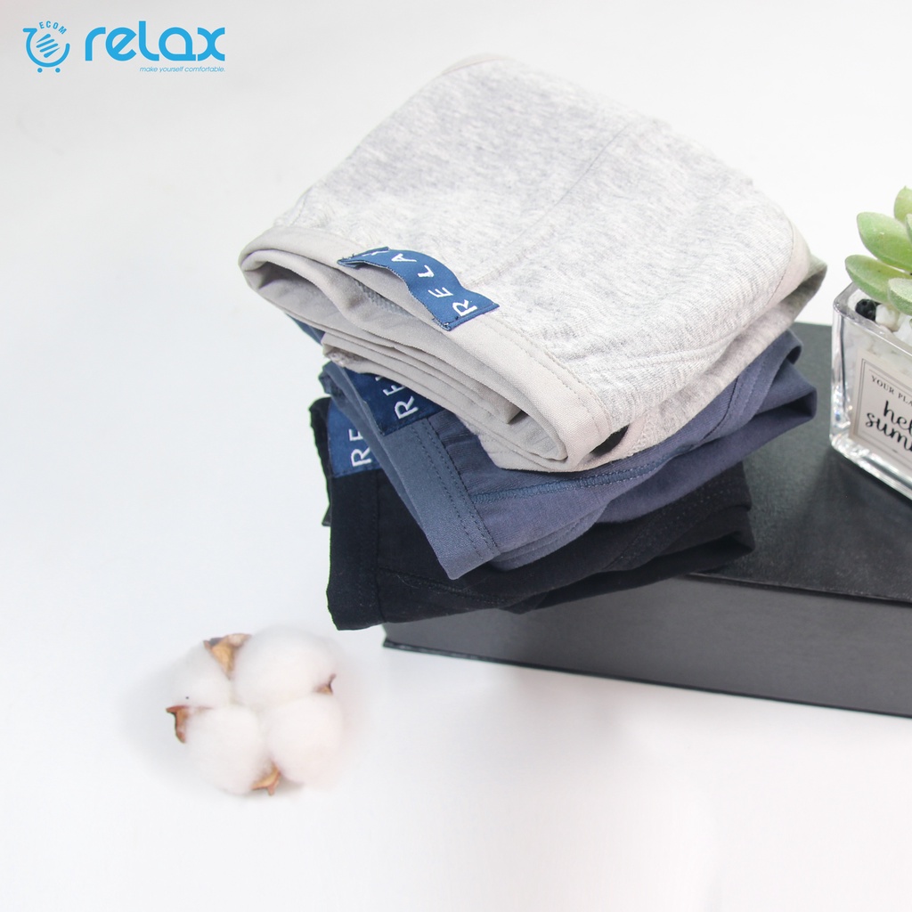 Quần lót nam relax uderwear cotton cao cấp chính hãng siêu xịn, quần sịp nam rl003